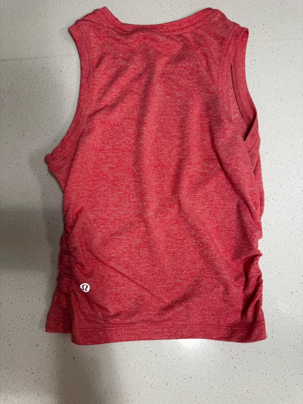 lululemon athletica Coral-Red Performance Tank